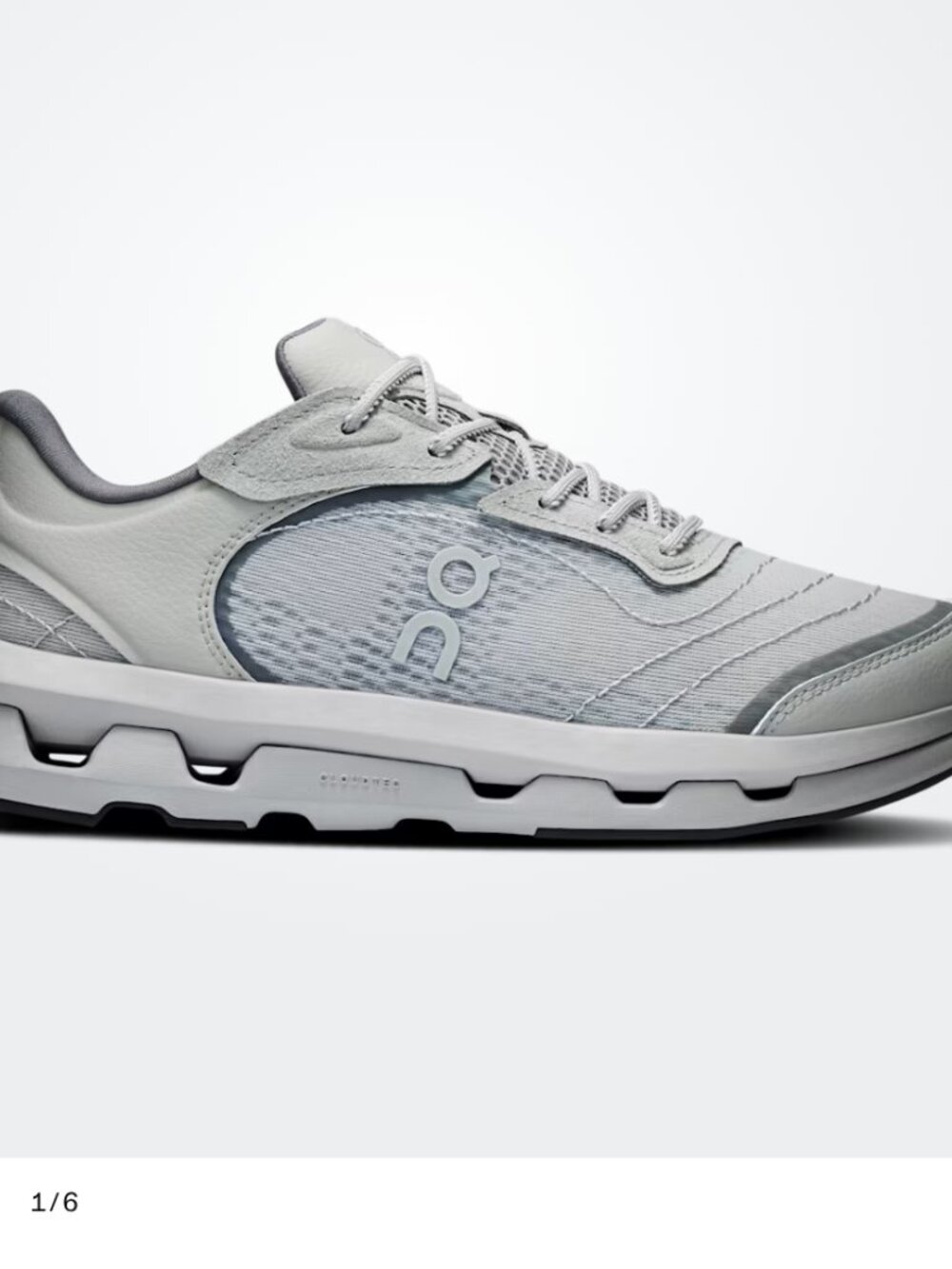 On Cloudzone Moon Running Women's Athletic Sneakers in White and Lavender - Picture 1 of 7